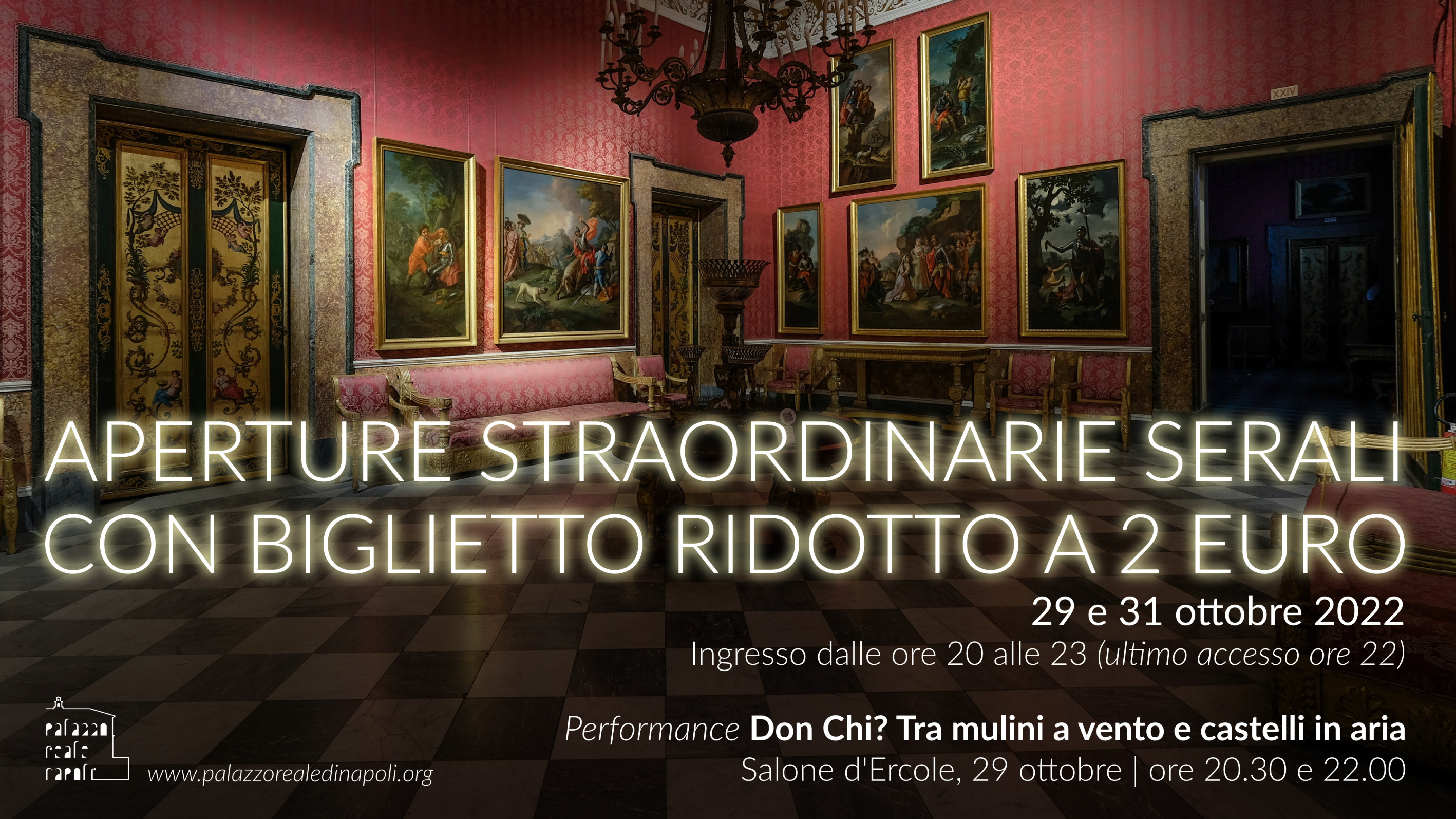 Il weekend di Halloween al Palazzo Reale di Napoli tra performance art e aperture straordinarie serali